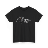 Boop Black Cat Feline T-Shirt - Black