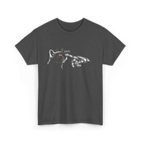 Boop Black Cat Feline T-Shirt - Dark Heather