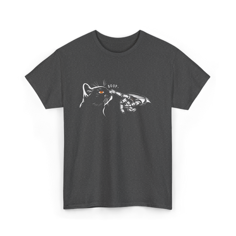 Boop Black Cat Feline T-Shirt - Dark Heather