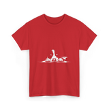 Border Collie Stare Border Collie T-Shirt - Red