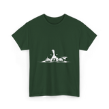 Border Collie Stare Border Collie T-Shirt - Forest Green