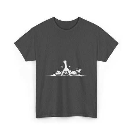 Border Collie Stare Border Collie T-Shirt - Dark Heather