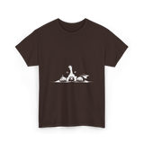 Border Collie Stare Border Collie T-Shirt - Dark Chocolate