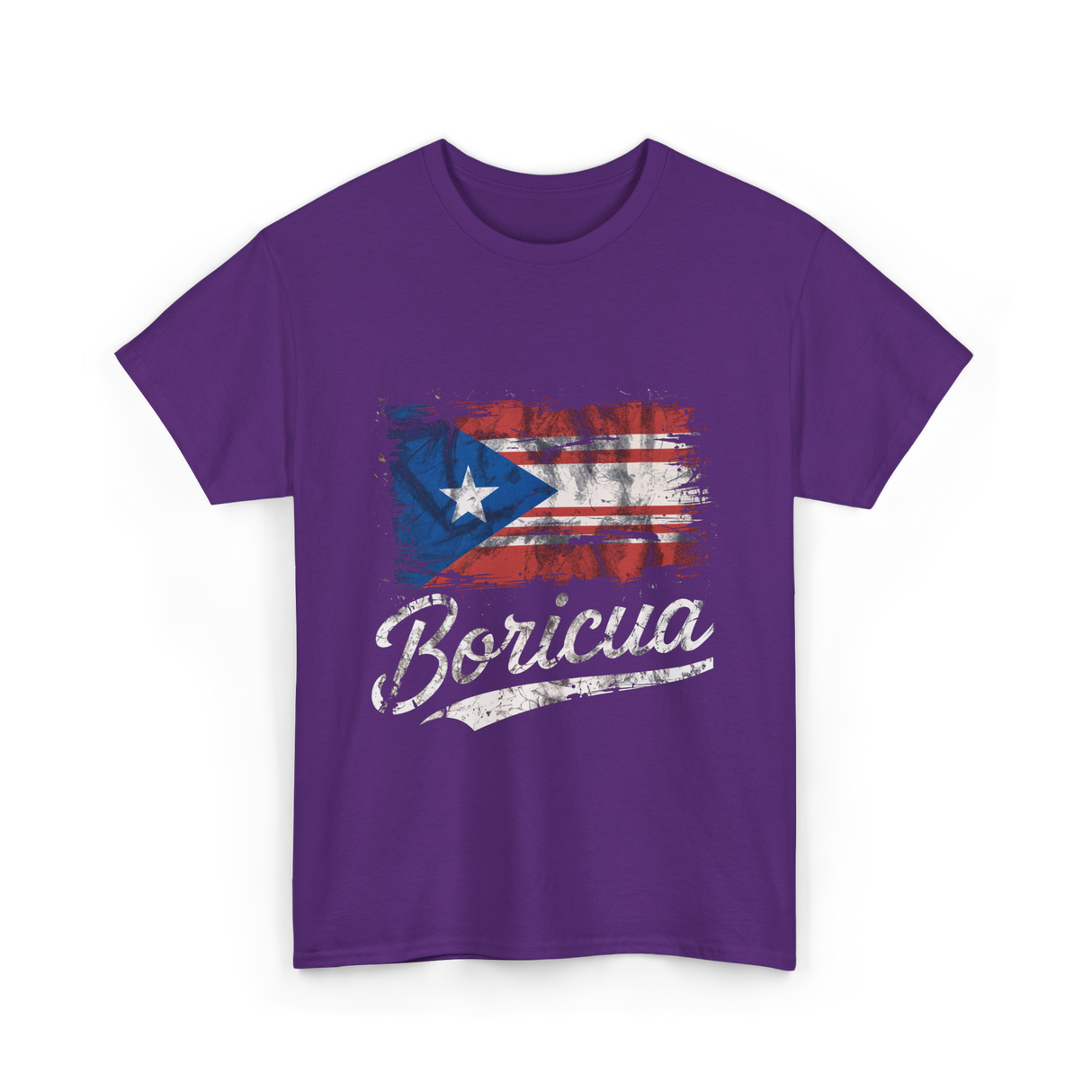 Boricua Puerto Rican Culture Pride T-Shirt - Purple