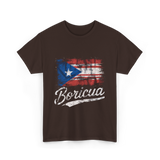 Boricua Puerto Rican Culture Pride T-Shirt - Dark Chocolate