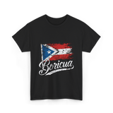 Boricua Puerto Rico T-Shirt - Black