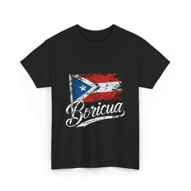 Boricua Puerto Rico T-Shirt - Black