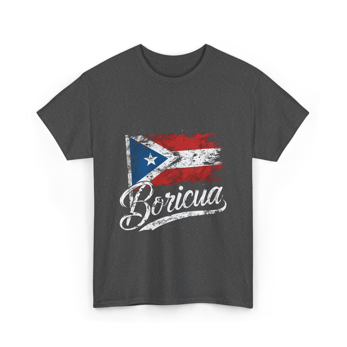 Boricua Puerto Rico T-Shirt - Dark Heather