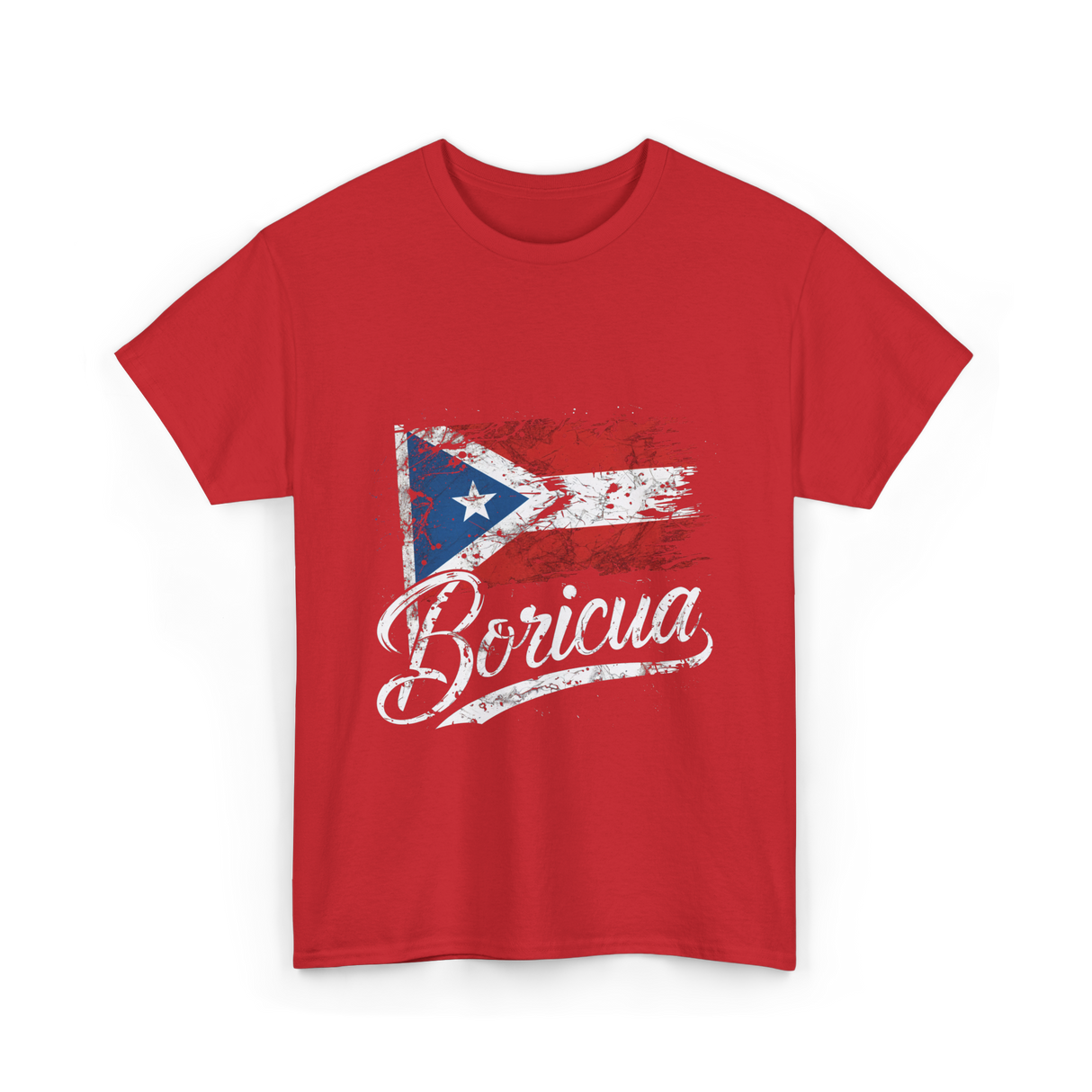 Boricua Puerto Rico T-Shirt - Red