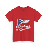 Boricua Puerto Rico T-Shirt - Red