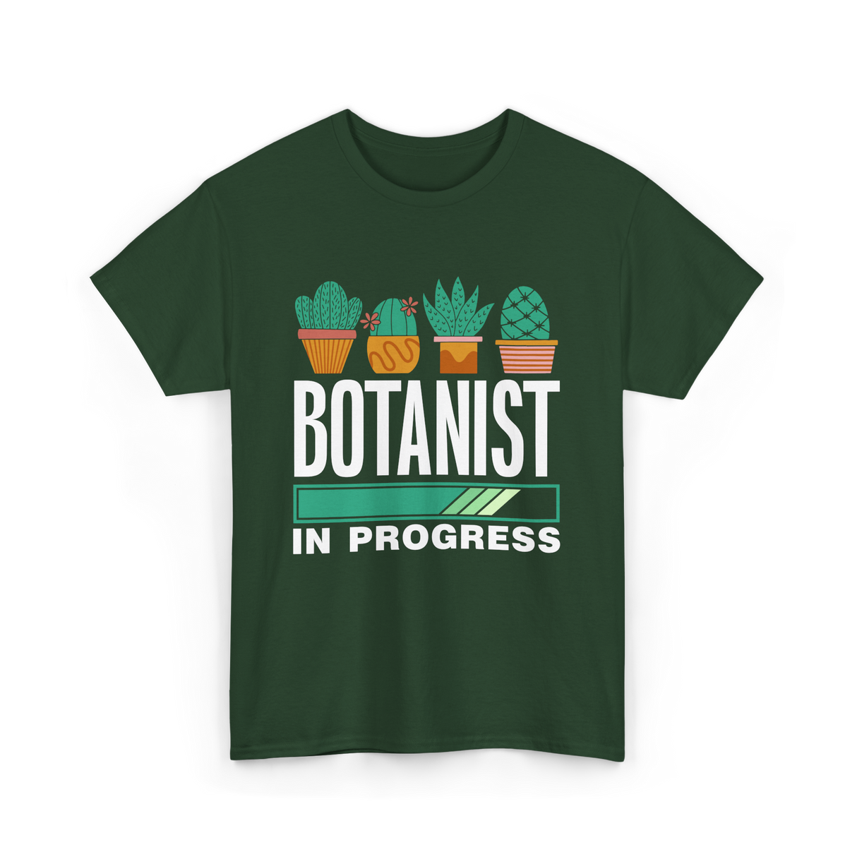 Botanist In Progress Botanics T-Shirt - Forest Green