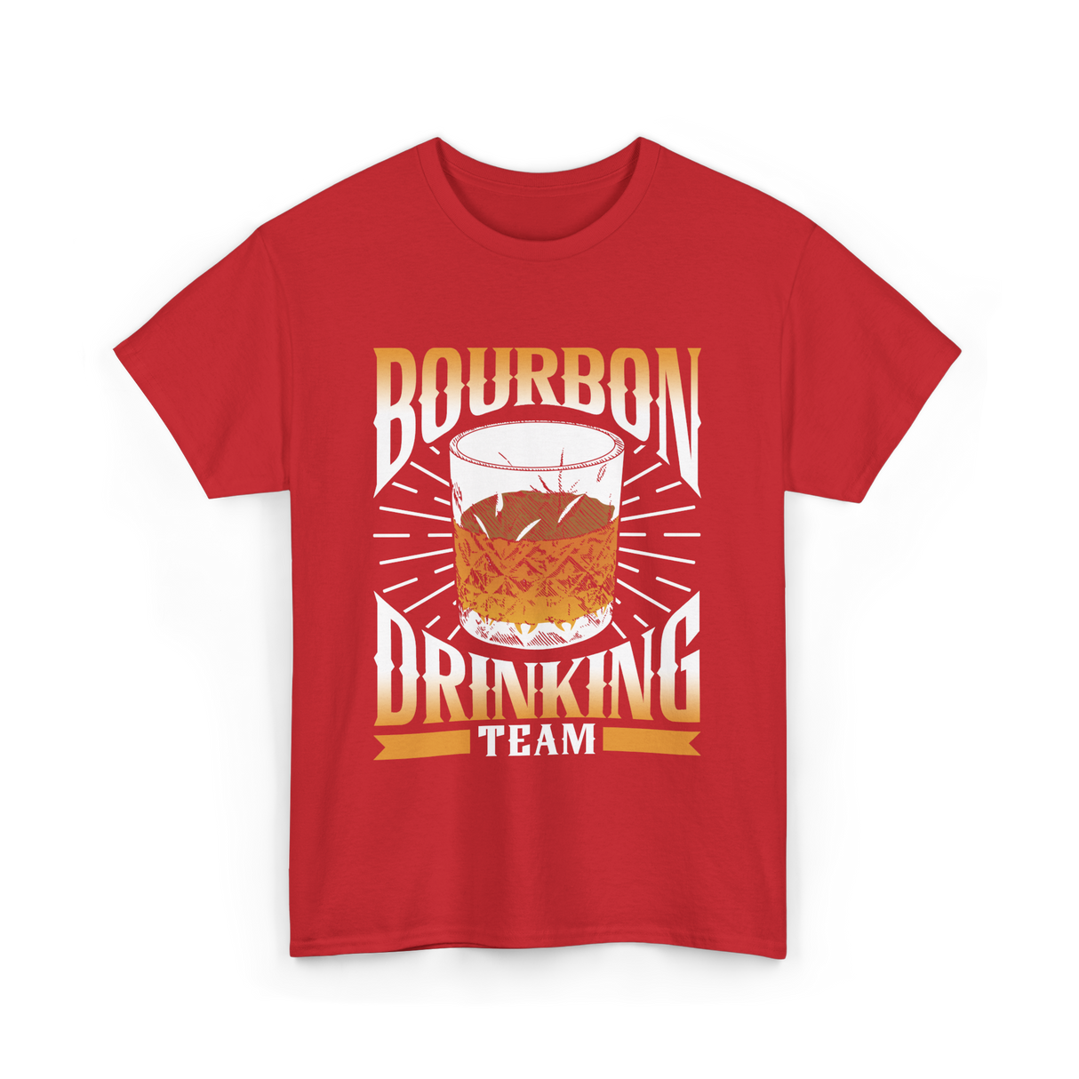 Bourbon Drinking Team Bourbon Drinkers T-Shirt - Red