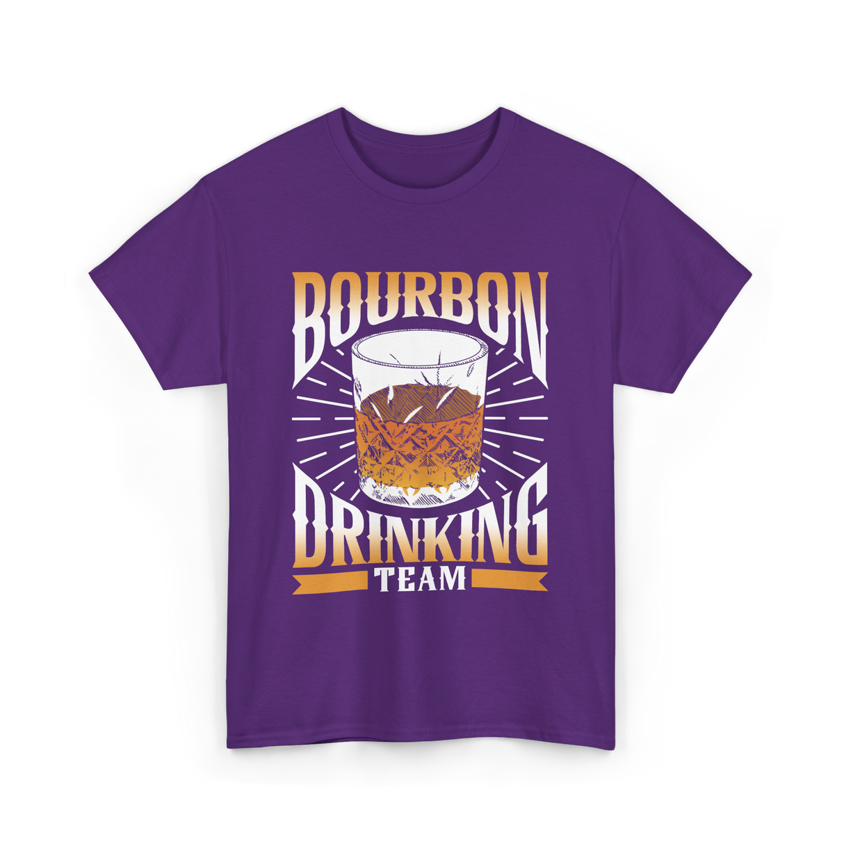 Bourbon Drinking Team Bourbon Drinkers T-Shirt - Purple