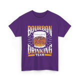 Bourbon Drinking Team Bourbon Drinkers T-Shirt - Purple