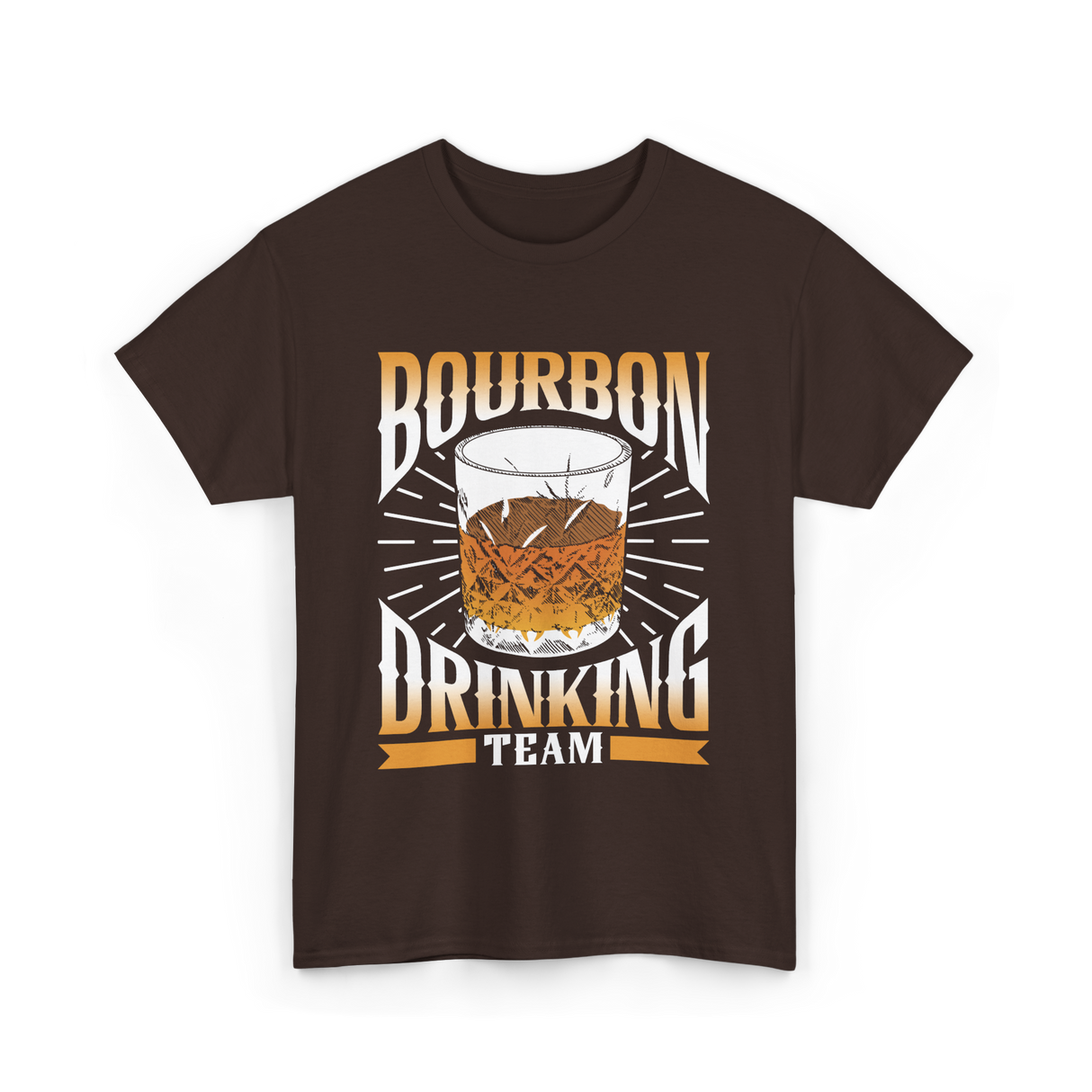 Bourbon Drinking Team Bourbon Drinkers T-Shirt - Dark Chocolate