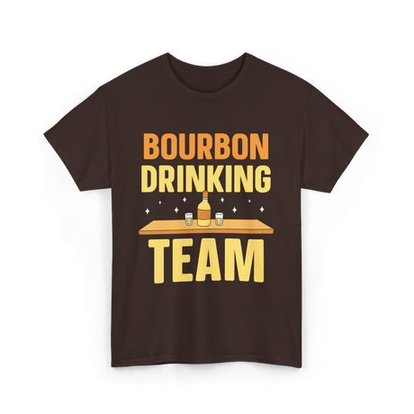 Bourbon Drinking Team Bourbon T-Shirt - Dark Chocolate