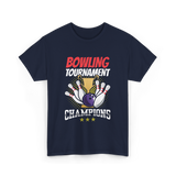 Bowling Tournament Champions Bowling T-Shirt - Navy