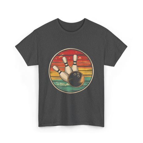 Bowling Vintage Retro Bowling T-Shirt - Dark Heather