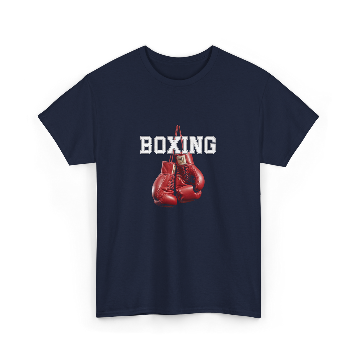 Boxing Gloves Boxing Sport T-Shirt - Navy