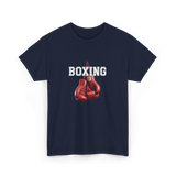 Boxing Gloves Boxing Sport T-Shirt - Navy