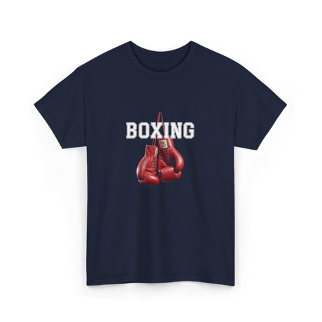 Boxing Gloves Boxing Sport T-Shirt - Navy