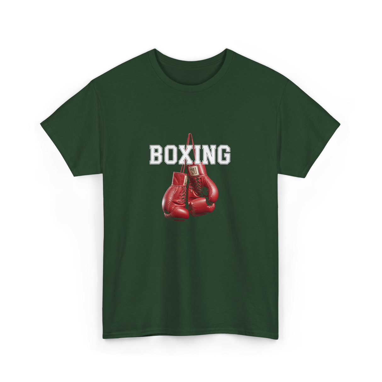 Boxing Gloves Boxing Sport T-Shirt - Forest Green