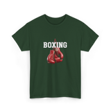 Boxing Gloves Boxing Sport T-Shirt - Forest Green