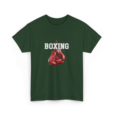 Boxing Gloves Boxing Sport T-Shirt - Forest Green