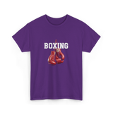 Boxing Gloves Boxing Sport T-Shirt - Purple