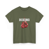 Boxing Gloves Boxing Sport T-Shirt - Military Green