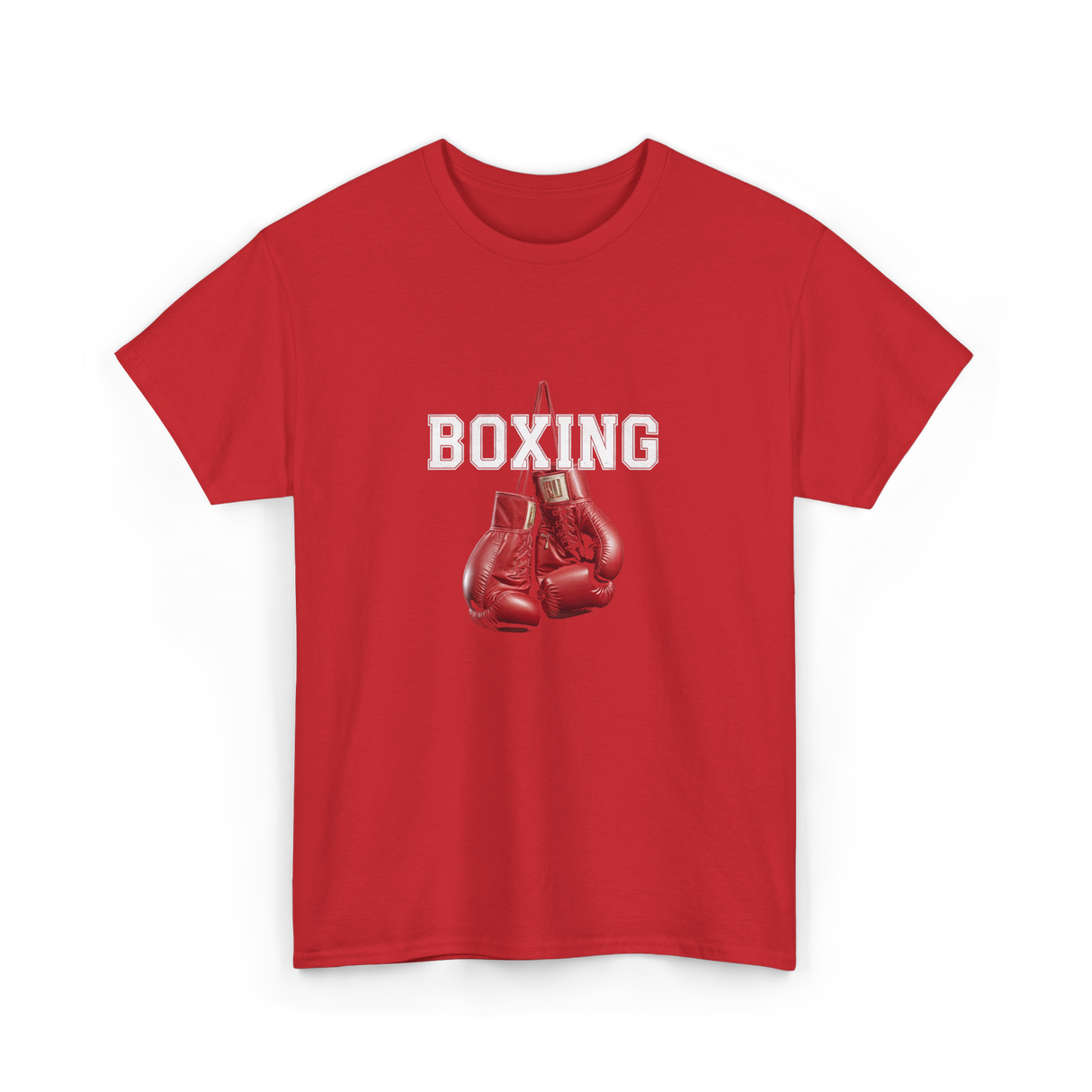 Boxing Gloves Boxing Sport T-Shirt - Red