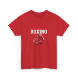 Boxing Gloves Boxing Sport T-Shirt - Red