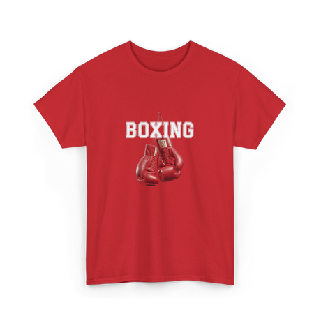 Boxing Gloves Boxing Sport T-Shirt - Red