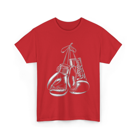 Boxing Gloves Boxing T-Shirt - Red