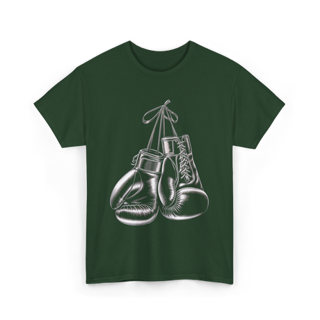 Boxing Gloves Boxing T-Shirt - Forest Green