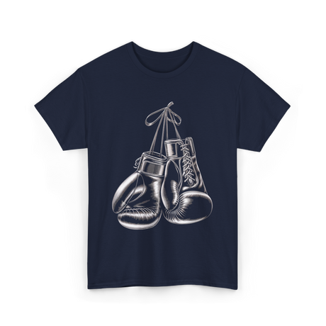 Boxing Gloves Boxing T-Shirt - Navy