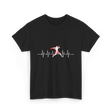 Boxing Heartbeat Sports Boxing T-Shirt - Black