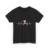 Boxing Heartbeat Sports Boxing T-Shirt - Black