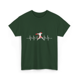 Boxing Heartbeat Sports Boxing T-Shirt - Forest Green