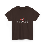 Boxing Heartbeat Sports Boxing T-Shirt - Dark Chocolate