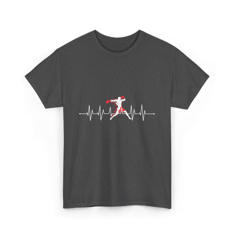 Boxing Heartbeat Sports Boxing T-Shirt - Dark Heather