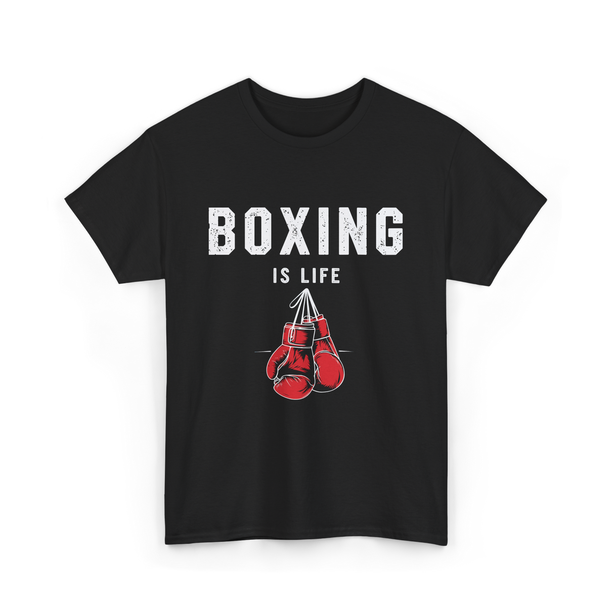 Boxing Is Life Boxing Sport T-Shirt - Black