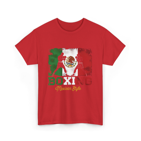 Boxing Mexican Style Boxing T-Shirt - Red