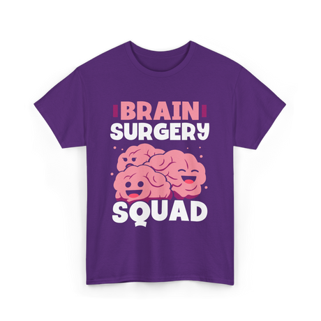 Brain Surgery Squad Brain Health T-Shirt - Purple