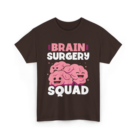 Brain Surgery Squad Brain Health T-Shirt - Dark Chocolate