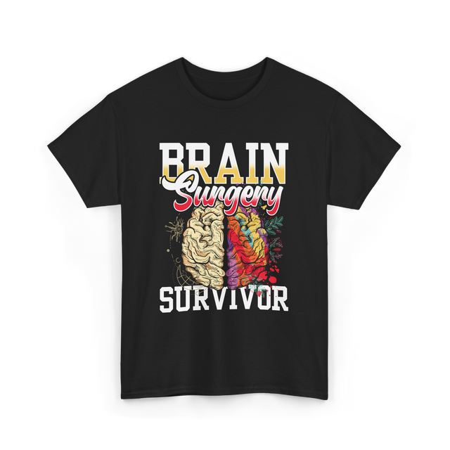 Brain Surgery Survivor Brain Health T-Shirt - Black