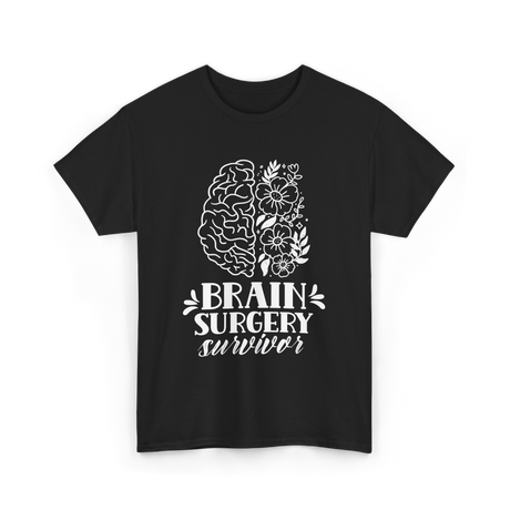 Brain Surgery Survivor Brain Health T-Shirt - Black