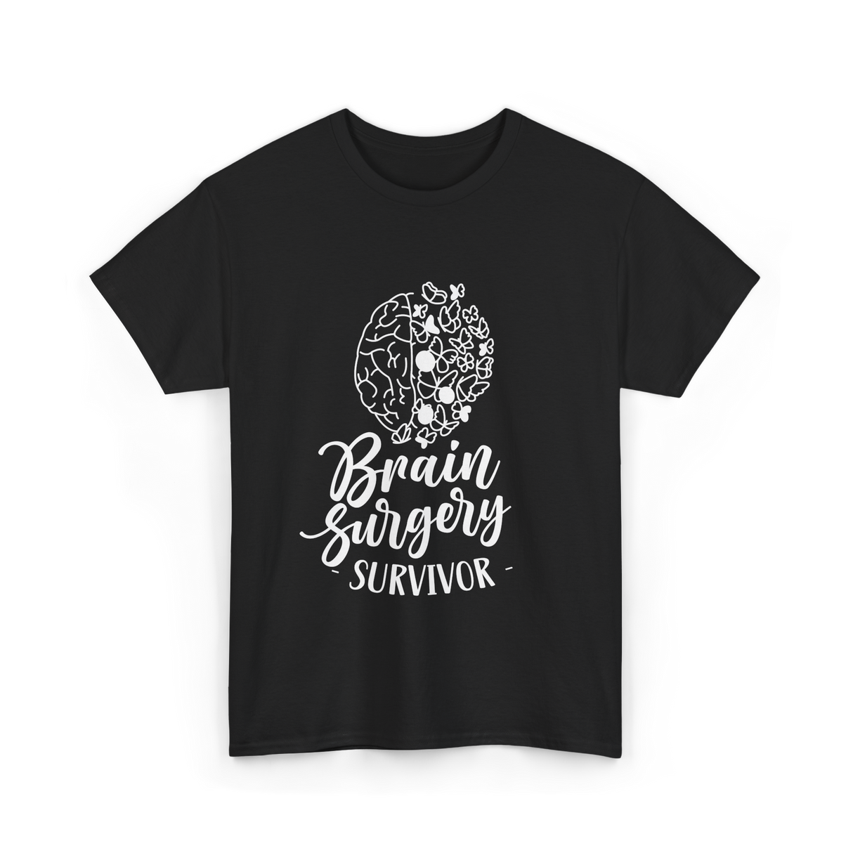 Brain Surgery Survivor Medical Journey T-Shirt - Black