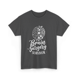 Brain Surgery Survivor Medical Journey T-Shirt - Dark Heather