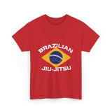 Brazilian Jiu Jitsu BJJ Grappling T-Shirt - Red